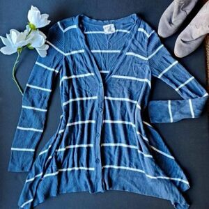 Hippie Rose Striped Cardigan